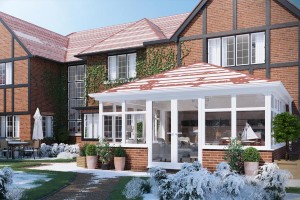 Solid tiled replacement conservatory tiled roofs