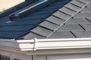 Grey solid tiled roof