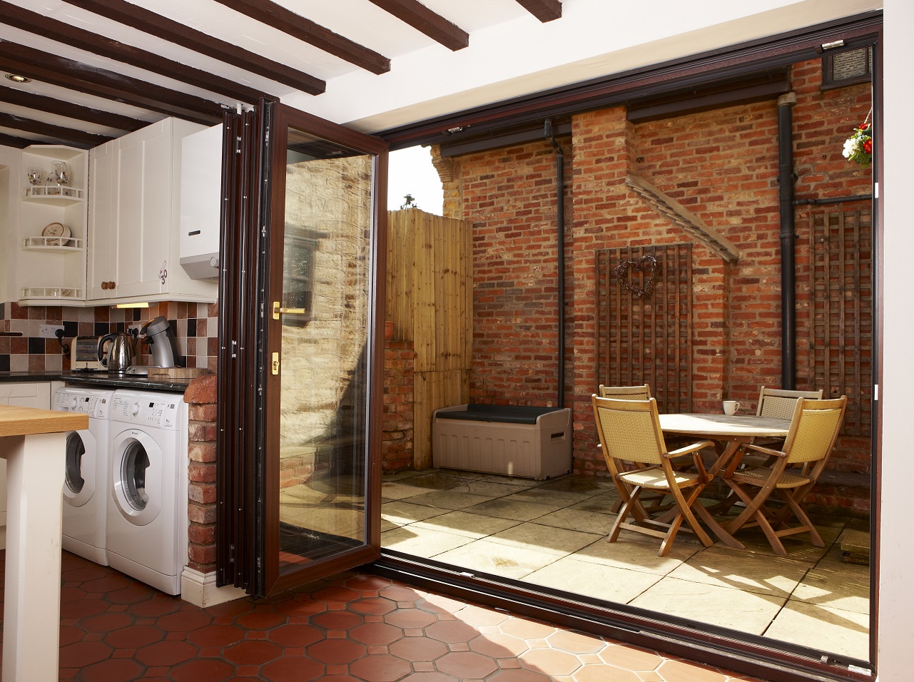 which material is best for bifold doors- rosewood