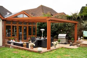 glass veranda- garden canopy