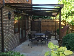 glass veranda- garden canopy