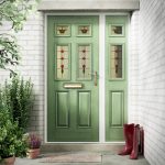 composite doors green upvc
