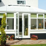 french doors conservatory installation