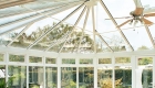 Conservatory roof replacement for a white PVCu installation 